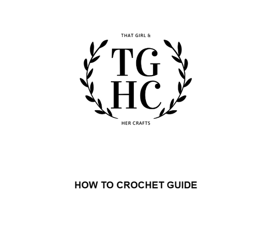 Digital Guide | How To Crochet Booklet | Crochet Diagrams | Easy Crochet Guide | Step By Step Stitches