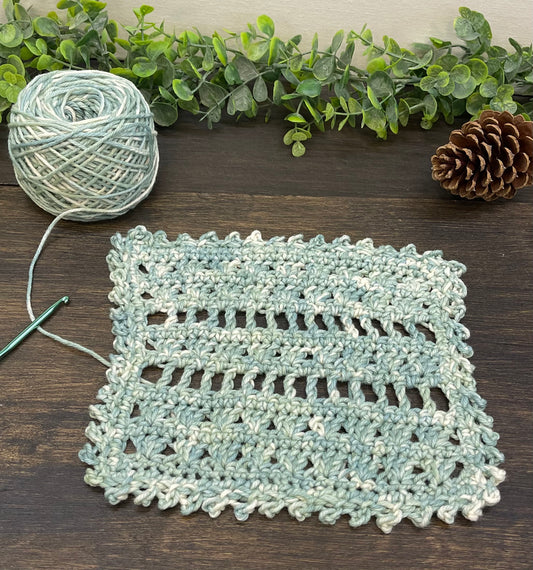 Crochet Pattern | The Moria Dishcloth | Easy Crochet Pattern | Crochet Dishcloth Pattern | Beginner Pattern