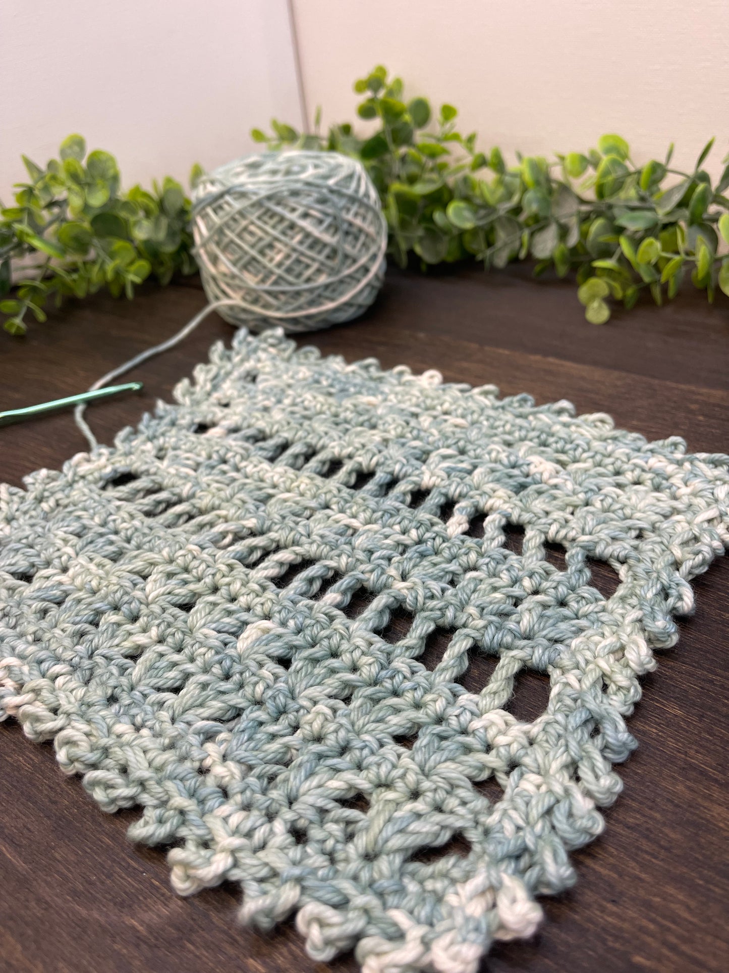 Crochet Pattern | The Moria Dishcloth | Easy Crochet Pattern | Crochet Dishcloth Pattern | Beginner Pattern