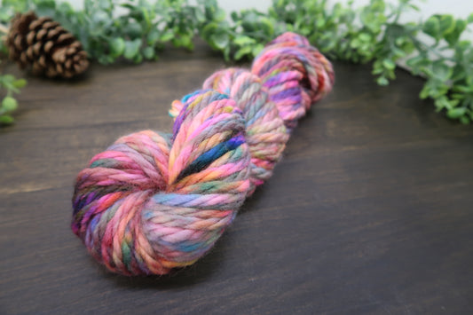 Hand Dyed Yarn | Super Bulky Yarn | Andean Highland Wool | Color: Carnival