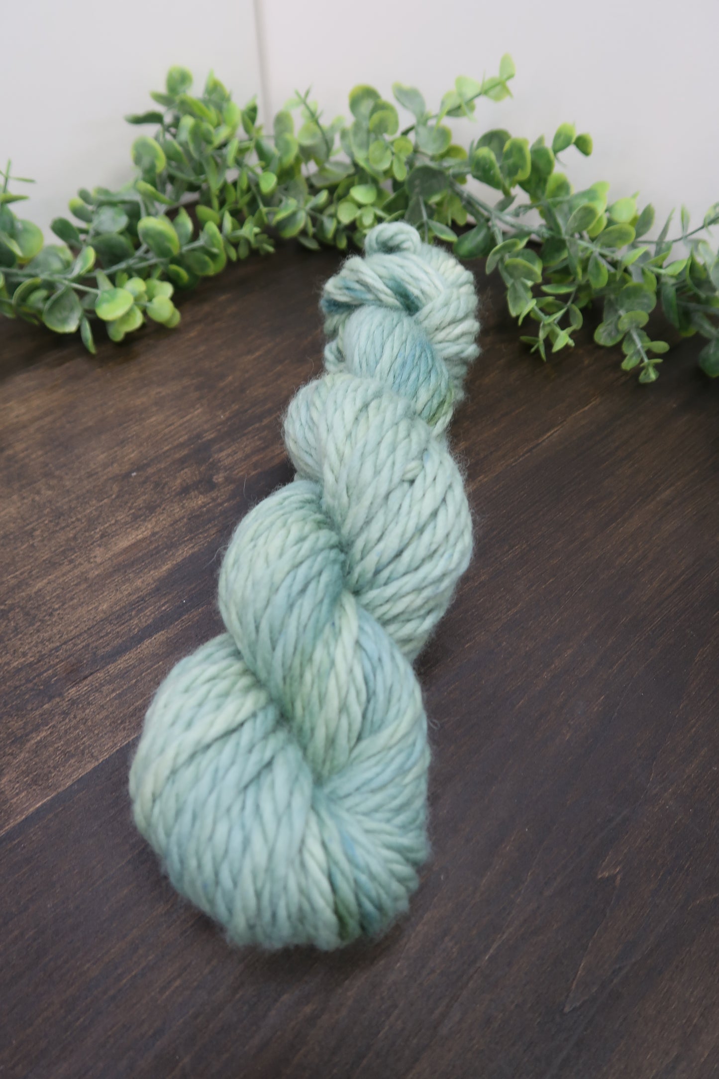 Hand Dyed Yarn | Super Bulky Yarn | Andean Highland Wool | Color: Sage