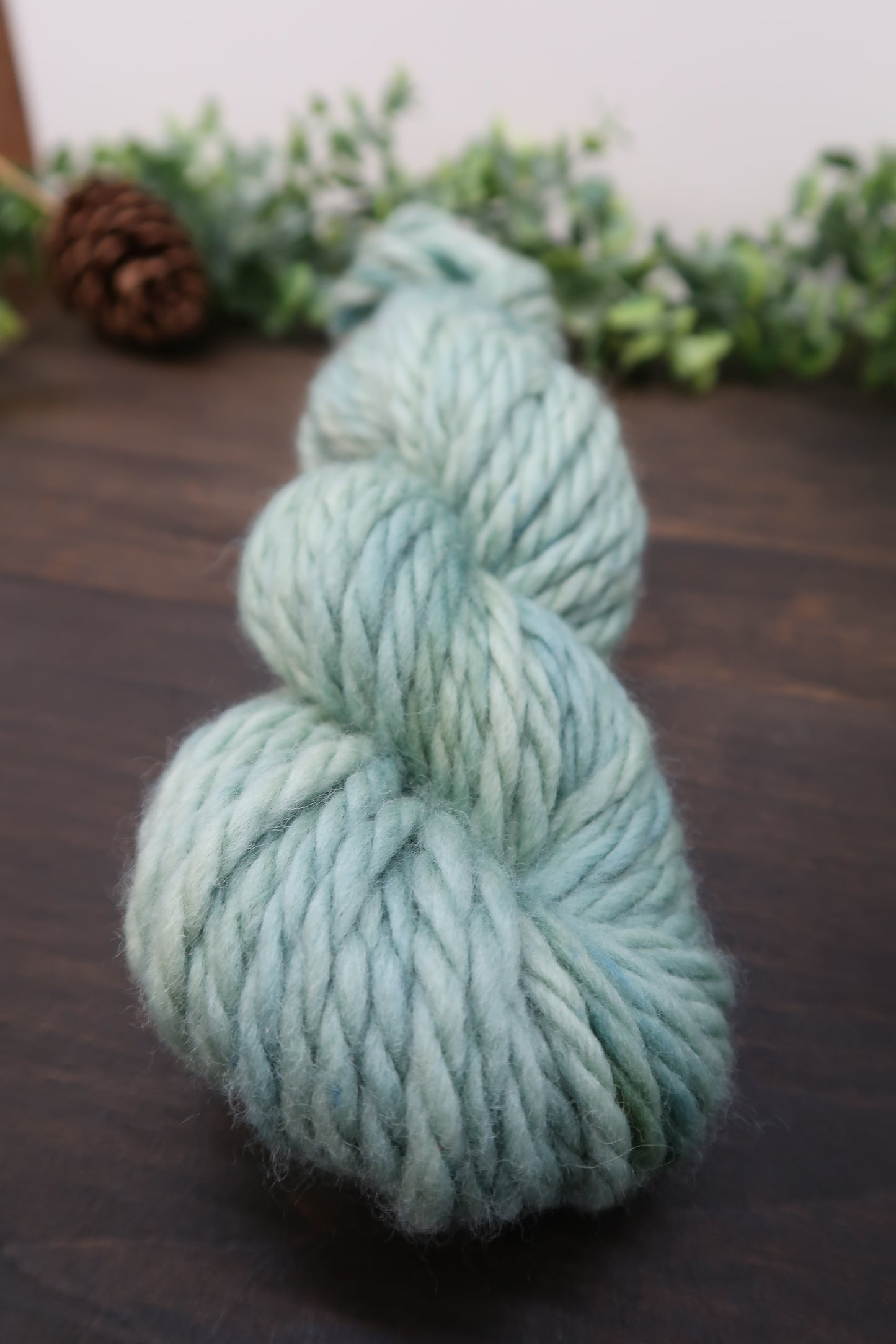 Hand Dyed Yarn | Super Bulky Yarn | Andean Highland Wool | Color: Sage