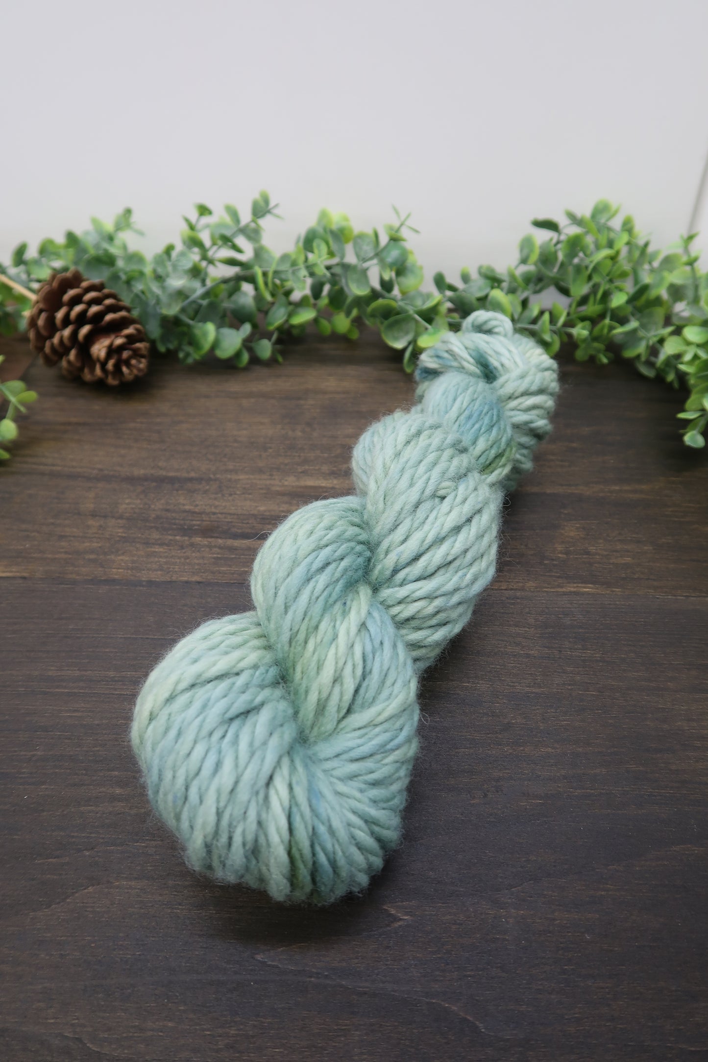 Hand Dyed Yarn | Super Bulky Yarn | Andean Highland Wool | Color: Sage