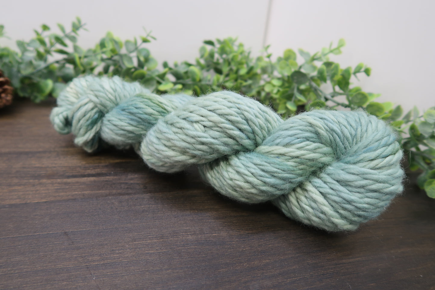 Hand Dyed Yarn | Super Bulky Yarn | Andean Highland Wool | Color: Sage