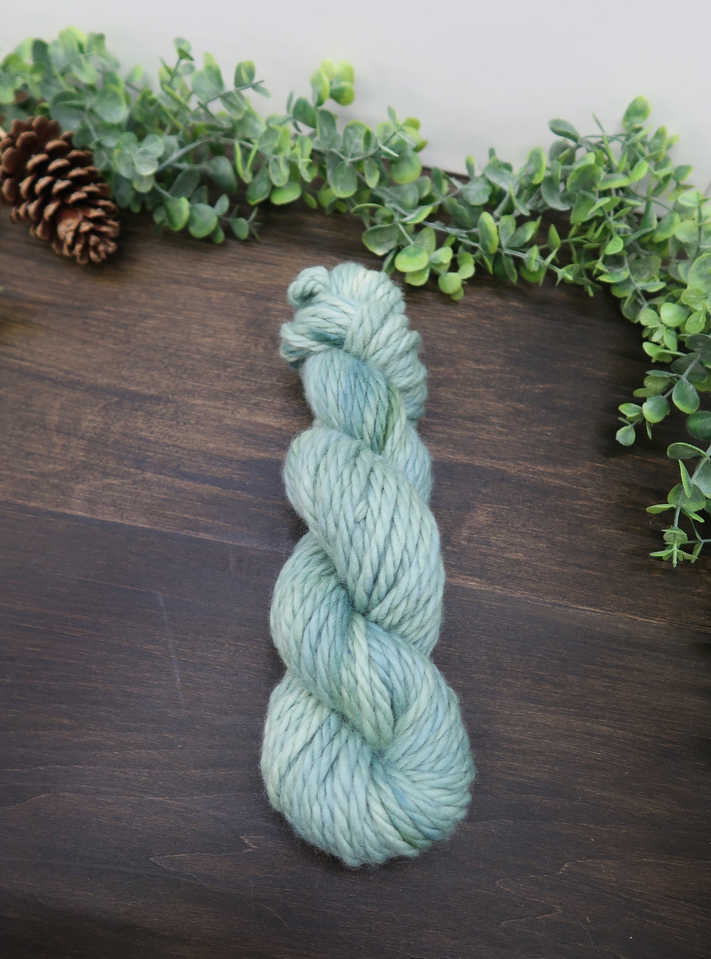 Hand Dyed Yarn | Super Bulky Yarn | Andean Highland Wool | Color: Sage