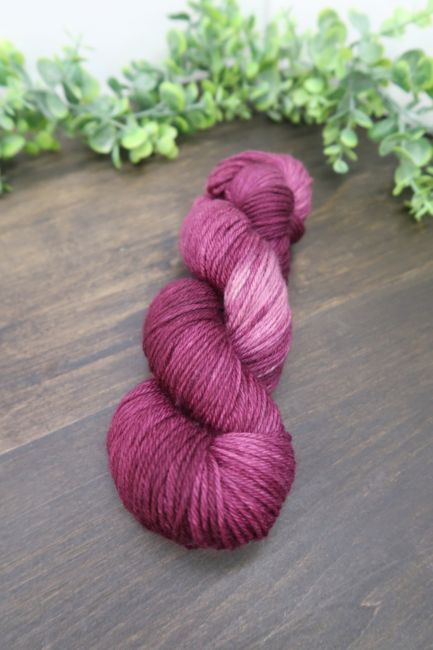 Hand Dyed Yarn | Worsted Weight | Variegated Yarn | 100% Fine Superwash Merino Wool | Color: Wine Not