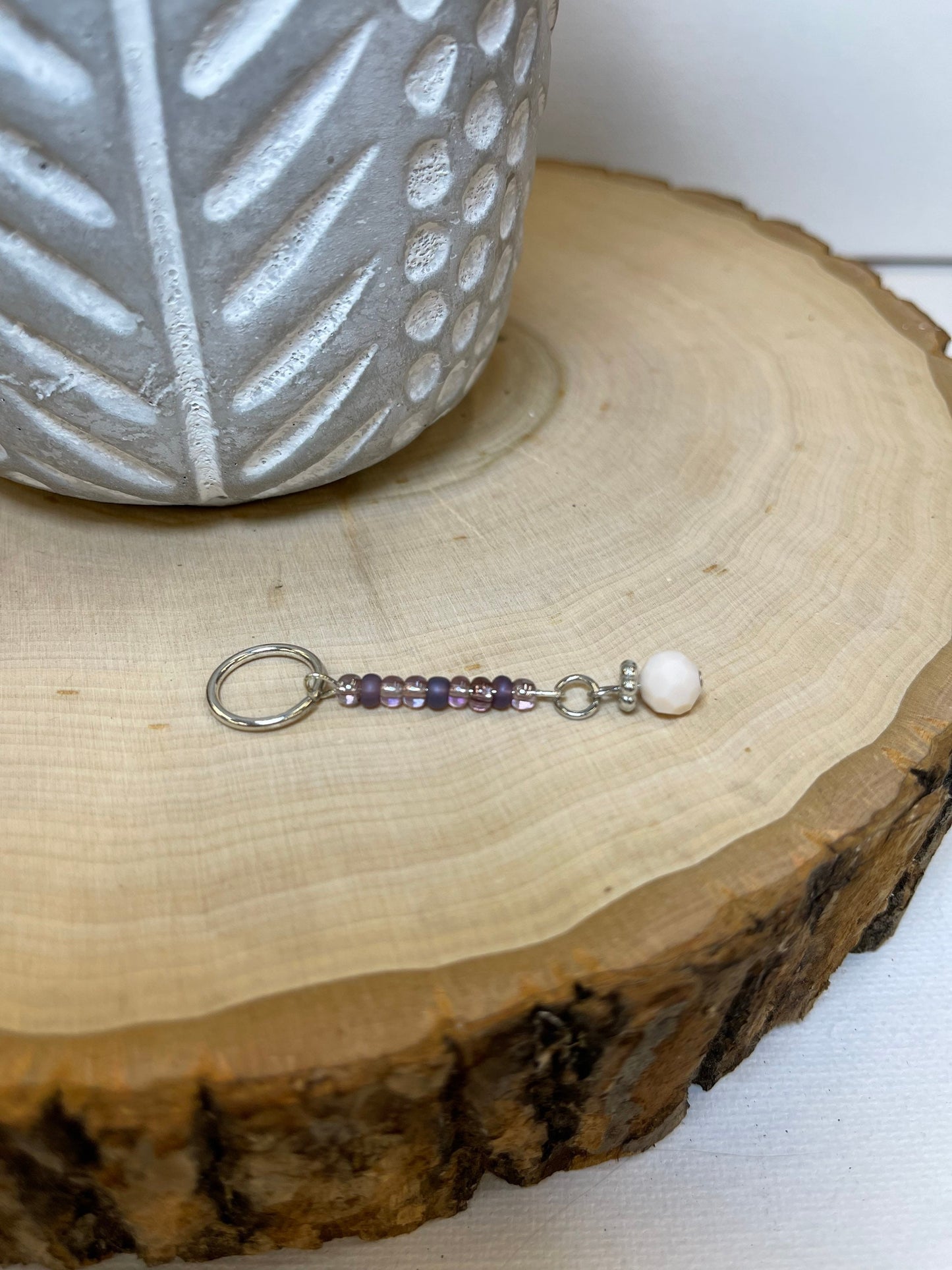 Knitting Stitch Marker | Knitting Notions | 3-Pack | Craft Accessories | Craft Supplies & Tools | Fiber | Notions | Purple | Crochet Marker