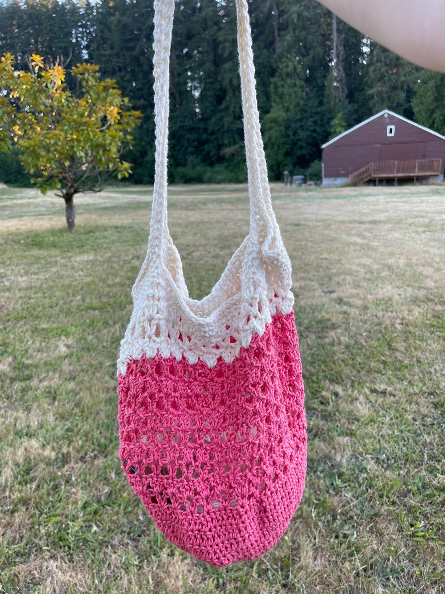 Crocheted Market Bag | Boho Bag | Farmers Market Bag | Reusable Bag | Crocheted Bag